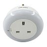 UNI-COM UNC68389 Plug-Through Night Light with white, blue and pink colours 5